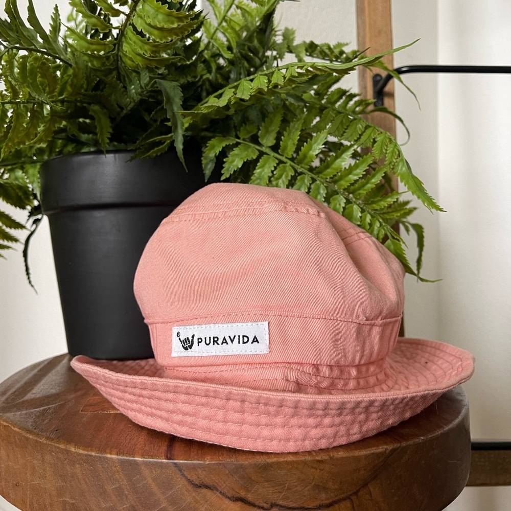 Pura Vida Pink Bucket Hat